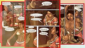 Savita bhabi loses her virginity in comic cartoon.
