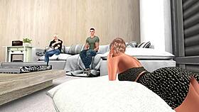 Husband Offers Submissive Blonde Housewife To Stepson For Intense Fucking In 3d Hentai