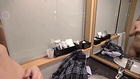 asian teen 18+ cute homemade sex with orgasm