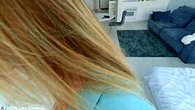 Hot Teen Stepsister Teases Me With Her Wet Pussy, Lets Me Cum In Panties Before Boyfriend Date