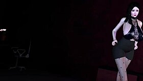 3d asian milf with big boobs teasing that monster cock 😏