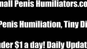 How is such a small 18+ dick even possible in femdom humiliation!?