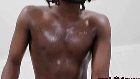 Glo worships that big black cock in cowgirl!