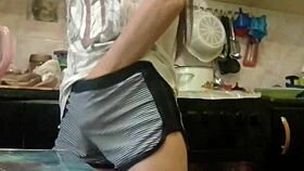 I Masturbate in the Kitchen While My Parents Are Watching TV in the Other Room - Girls Fly Orgasm