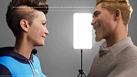 in this 3d anime hentai, a teen 18+ with big tits performs deepthroat blowjob with choking and gagging