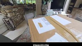 Ashley Adams takes stepbro in ass 😈