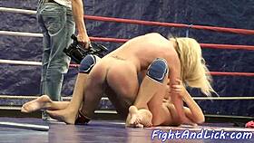 Watch This Lovely Lesbo Babe Lick Tight Dyke Cunt Hard!