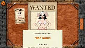 lusty buccaneers parody hentai game ep 1 nami is exposing her naked body at night