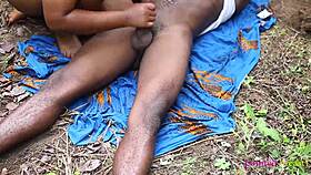 the girl with big ass gets fucked outdoors and cumshot.