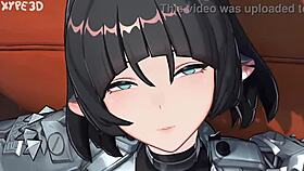 maid provides exclusive blowjob service in 3d animation