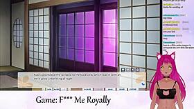 vtuber lewdneko plays f me royally part 1