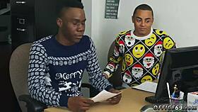 Young boy and old lady in gay sex holiday special!