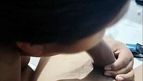 Feeling Passionate Sucking Cousin's Penis