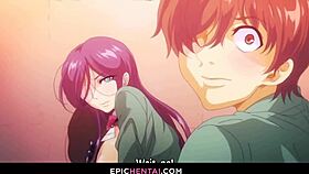 anal sex turns her face into ahegao in this hentai