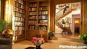 Does Ginger Lea climax hard on that big cock with a facial?