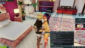 Boyfriend breaks anime girl's tight ass