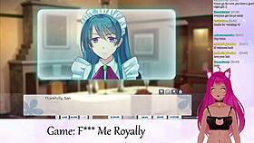 vtuber lewdneko plays f me royally part 1