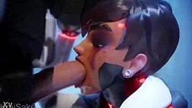 hey, ever seen a wild nsfw overwatch compilation with x v and others getting deepthroated and facialized?