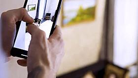 Mature blonde seduces russian cougar for shaved pussy action