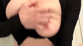 Neighbor Seduction With Ponytail And Moaning, Pussy Lips Teased By Dildo In Miniskirt.