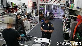 Amateur shown the back room for screwing