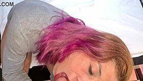 lettywild is blowing a stranger in the hotel room.