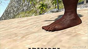 i can't believe lora croft got drilled by huge monsters outdoors