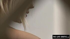 Bound Lesbians in Garage Engage in Domination Finger Fuck Game