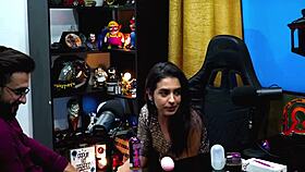 hotwife shows off see-through ass in casting