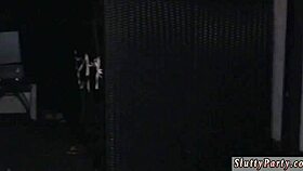 teen gives halloween blowjob in dorm party