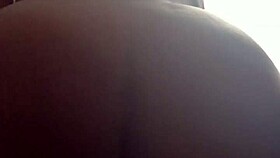 Big Ass Ebony Riding POV
