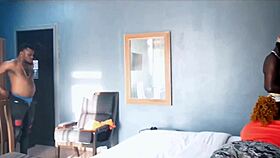 Nasty sugar mummy behind the scenes, mummification and gay fun in backstage.