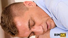 Belle says sorry by shoving tongue into husband's asshole 😏