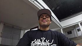 intriguing action in the pavilion with milf and big cock.