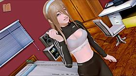 tits and boobs in harem hotel game