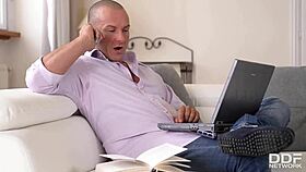 blondie angel black spreads legs for hard dick in tight ass, i watch and get excited but messed up