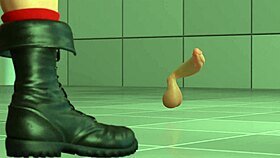 Check out this compilation of Street Fighter Cammy's big ass in 3D anime.