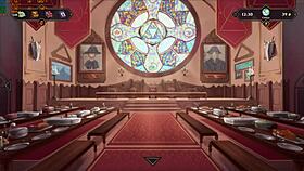 Wanderer broken bed gameplay features deepthroat blowjob and riding