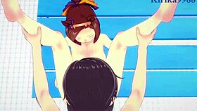 Can Sakura Bakushin O Handle Intense Sex In Uma Musume Pretty Derby Hentai?