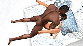 Sweet Brown Sugar Hides Behind a Dune at a Public Beach