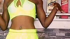 2023 Trending Video Debby Stripes And Rock Get Horny With Ebony Babe Webcam Sex