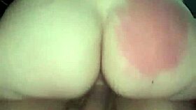 wow, angel babysitter rides boss's cock hard in cowgirl, spanking her ass to orgasm on webcam!