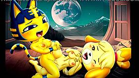 Ankha compilation featuring rule 34 hentai scenes