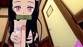 koikatsu tanjiro nezuko demon slayer hentai sex blowjob