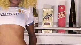 2023 Trending Video Debby Stripes And Rock Get Horny With Ebony Babe Webcam Sex