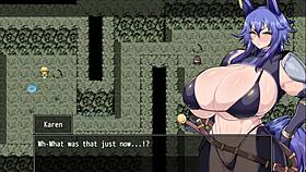 Aventureira foi amaldi�oada que deixa ela sempre com tes�o - horny adventurer karen - parte 1