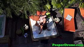 Lesbians Licked Outdoors Spied By Drone 😜