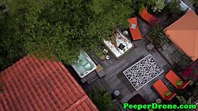 Lesbians Licked Outdoors Spied By Drone 😜