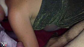 i lick her feet and rim her in satin lingerie