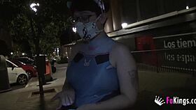 free public blowjobs from busty teen meraki in the street, so hot